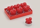 TEELICHT-SET HERZ 6TLG.5X4CM