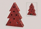 WINDLICHT BAUM ANTIK-ROT METALL 29X8X38CM