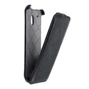 Star-Case® Flip ''Roma'' Toledo für HTC One Mini echt Leder Black