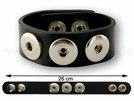 Chunks Clicksystem Armbänder schwarz 26 cm