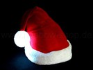 Weihnachtsmütze mit leuchtendem Bommel