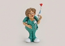 ZIERFIGUR KRANKENSCHWESTER POLY 18CM
