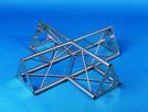DECOTRUSS Kreuzung 4-Weg SAC 41 silber