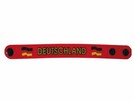 Fanartikel, Silikonarmband Länder Deutschland rot
