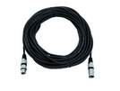 Kabel MC-200, 20m, schwarz, XLR m/f, sym