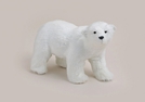 EISBAER M.KUNSTFELL WEISS 21X9X13CM