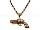 KHH-09 Hip Hop Kette - Pistole kupfer