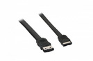 Kabel SATA 600 L-Type (St.) - eSATA (St.) 150 cm black