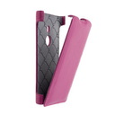 Star-Case® Flip ''Roma'' Montone für Nokia Lumia 925 echt Leder Fuchsia