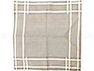 BA-134 Bandana Kopftuch braun/weiß kariert