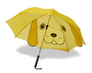 Kinder-Stockschirm, 170T Polyester, Farbe: Gelb, Groesse: Ø 73 x 56,5 cm