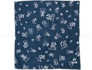 BA-128 Bandana Kopftuch dunkelblau/weiß chinesische Zeichen