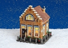 LICHTHAUS DOKKUM-HAUS M.BEL.PORZ.14X15X19CM