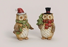 EULE WINTER BRAUN AUS TON 2-F.S.16CM