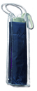 Taschenschirm m. transp. PVC-Etui, Farbe: Blau, Groesse: Ø 98 x 23,5 cm
