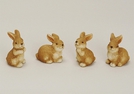 DEKO-HASE TON SORT.CA.6CM