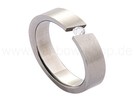 Edelstahlringe Edelstahlring Ringe m. Stein