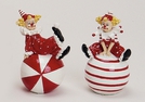 CLOWN A.BALL/WIPPE POLY SORT.CA.13CM