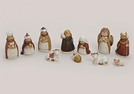 KRIPPEN-FIGUREN-SET PORZ.11-TLG 3-11CM