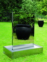 Edelstahl Wasserwand, XL-Format