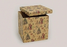 FALTBOX WEIHN.DEKOR PAPPE 30X30X30CM