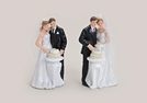 HOCHZEITSPAAR POLY 2-F.S.7X6X13CM