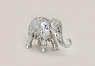 ELEFANT SILBER POLY 18X7X12CM