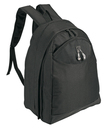 Rucksack 'Flow' 600D, schwarz, ca. 41 x 31 x 21 cm