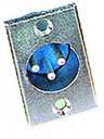 XLR-Einbaustecker Metall, 3-polig
