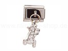 Italian Charm Glieder Armband mit Anhänger