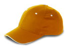 Baseball-Sandwich-Cap, 6 Panel, Farbe: Orange, Groesse: 26 x 20 cm