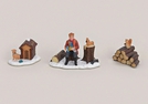MINIATUR-WEIHNACHTS-FIGUREN POLY 3-F.S.3-5CM