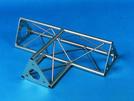 DECOTRUSS T-St 3-Weg hori. SAT 36 silber