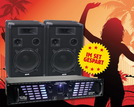 DJ-Set PAS-1500, 400W Verstärker + DJ-Pro12 PA-Boxen