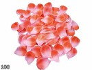 Rosenblätter Blütenblätter weiß rot 100er