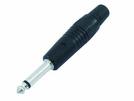 NEUTRIK Klinkenstecker mono 6,3mm Met. sw