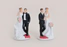 HOCHZEITSPAAR POLY 2-F.S.7X5X13CM
