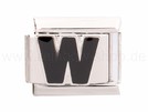 Italian Charm Glieder Armband Buchstaben "W"