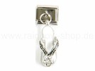 Italian Charm Glieder Armband mit Anhänger