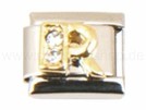 Italian Charm Glieder Armband Buchstaben "R"