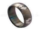 Edelstahlring PVD beschichtet flache Oberfläche