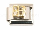 Italian Charm Glieder Armband Buchstaben "B"