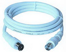 Antennenkabel 10m Koax-Stecker > Koax-Kupplung, 75 Ohm