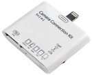 Kamera Connection-Kit ''5+1-in-1'' für Apple iPad, mit USB + SD(HC)-Kartenslot
