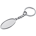 Schluesselanhaenger aus Metall, oval 