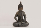 BUDDHA SITZEND POLY 17X9X28CM