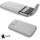 Star-Case® di base ''lavato'' universal size ''M'' echt Leder White