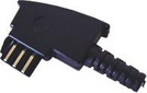 TAE-Stecker (N) schwarz N=Nebengerät z.B. Fax