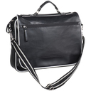 Schultertasche im Lochmusterdesign aus Kunstleder 