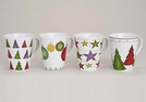BECHER WEIHNACHTSDEKOR PORZ.SORT.11CM